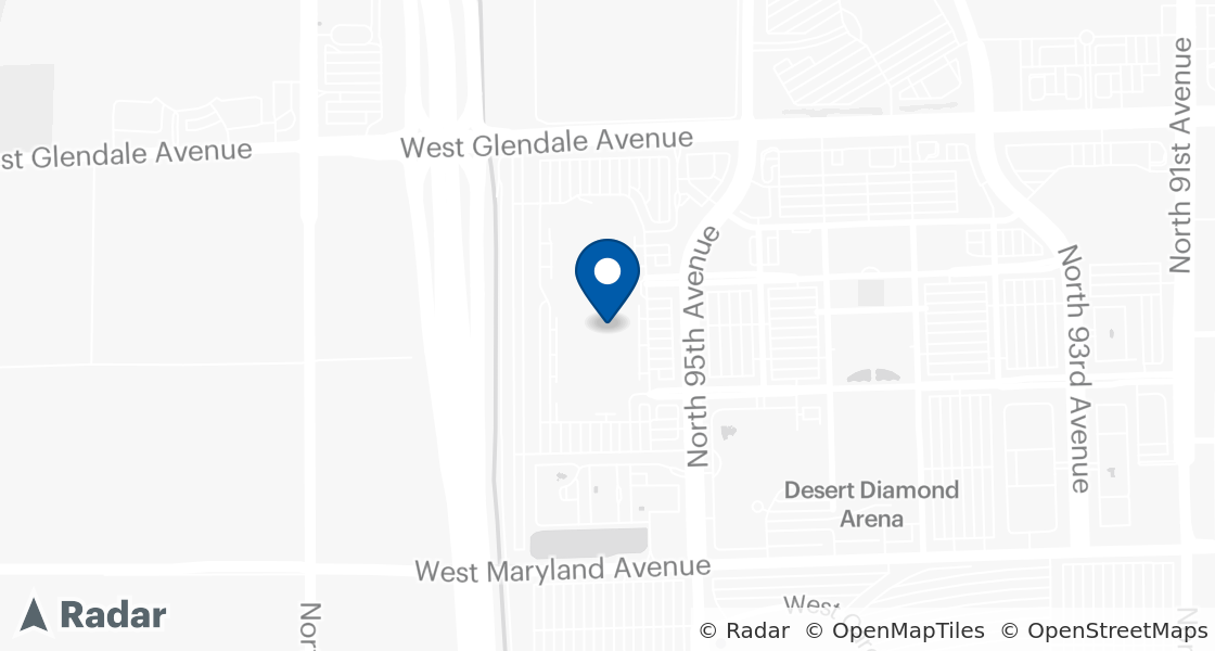 Map of Dairy Queen Location:: Tanger Outlets, Glendale, AZ, 85305-6800